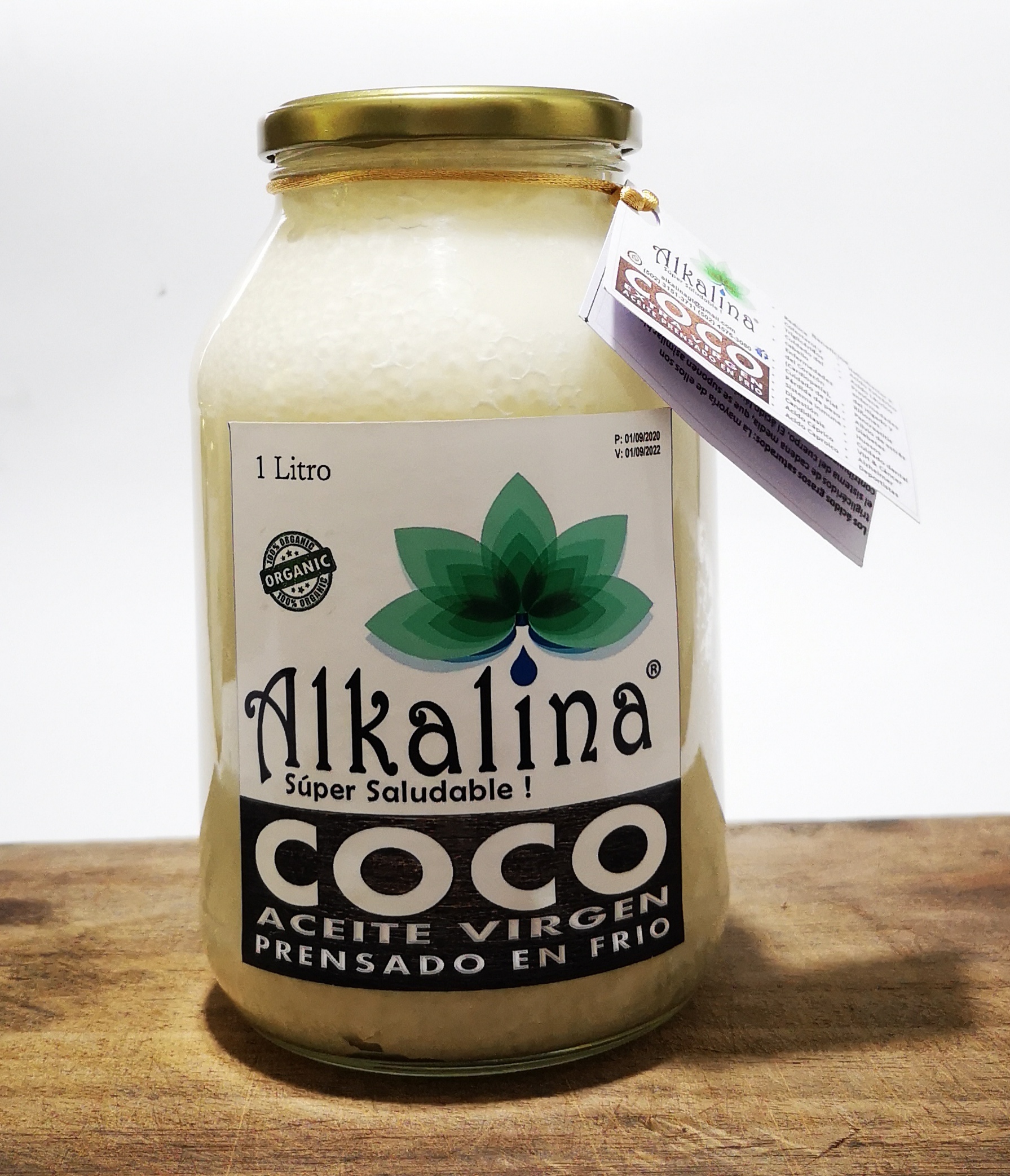 Aceite De Coco Virgen Prensado En Frio